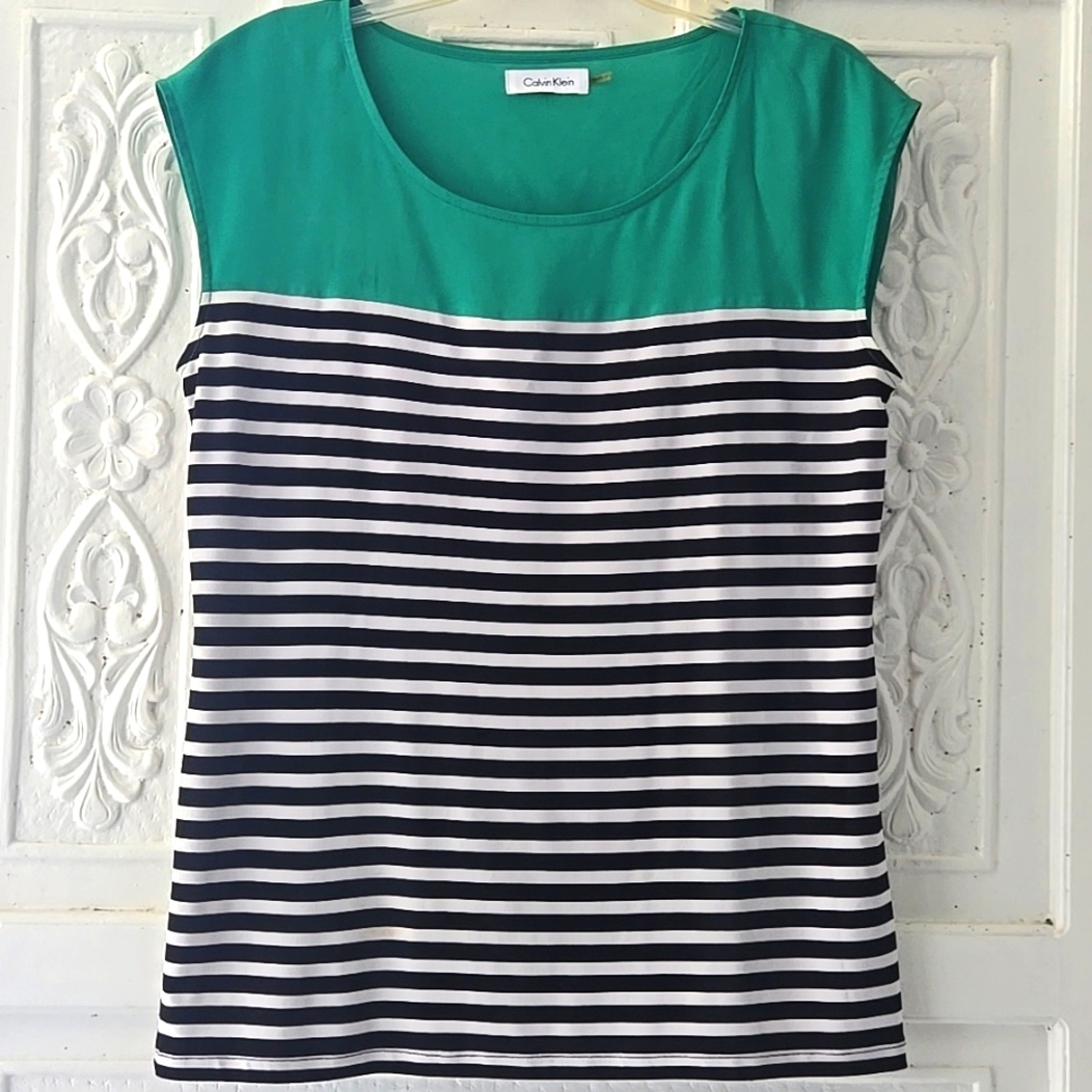 Calvin Klein Blouse Size Large